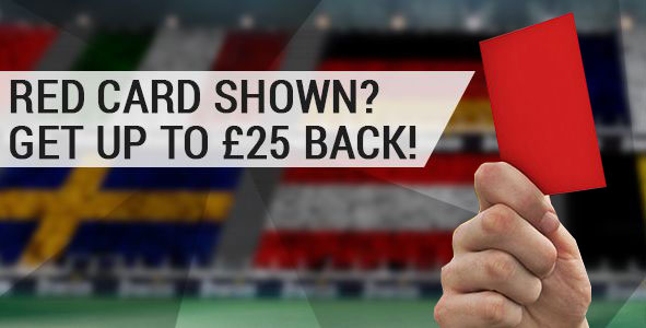 bwin Euro 2016 red card offer - Get up to £25
